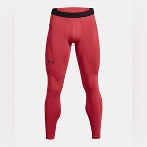 Under Armour Medium UA RUSH Heatgear Smartform Red Leggings